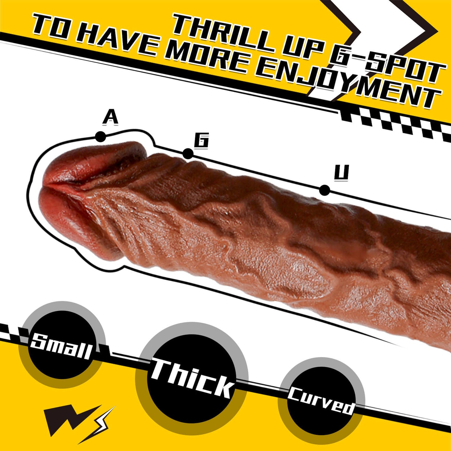 Gerard 22" * 3.2" Ended Sliding Skin Dildo