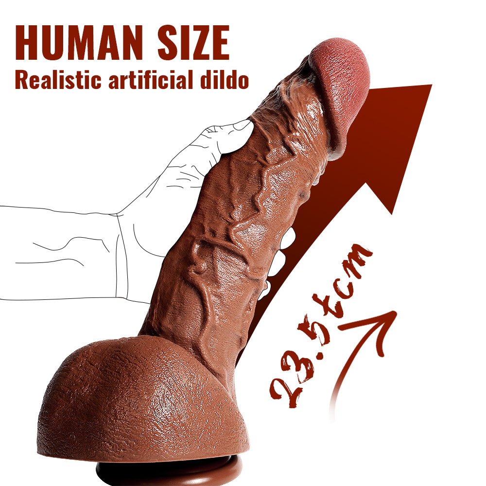 Budd 12.5" x 2.5" Huge Super Thick Realistic Flesh Dick