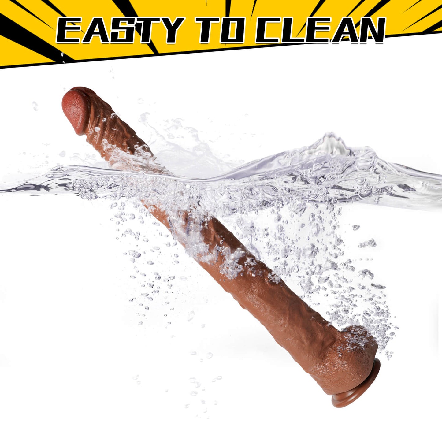 Gerard 22" * 3.2"  Ended Sliding Skin Dildo