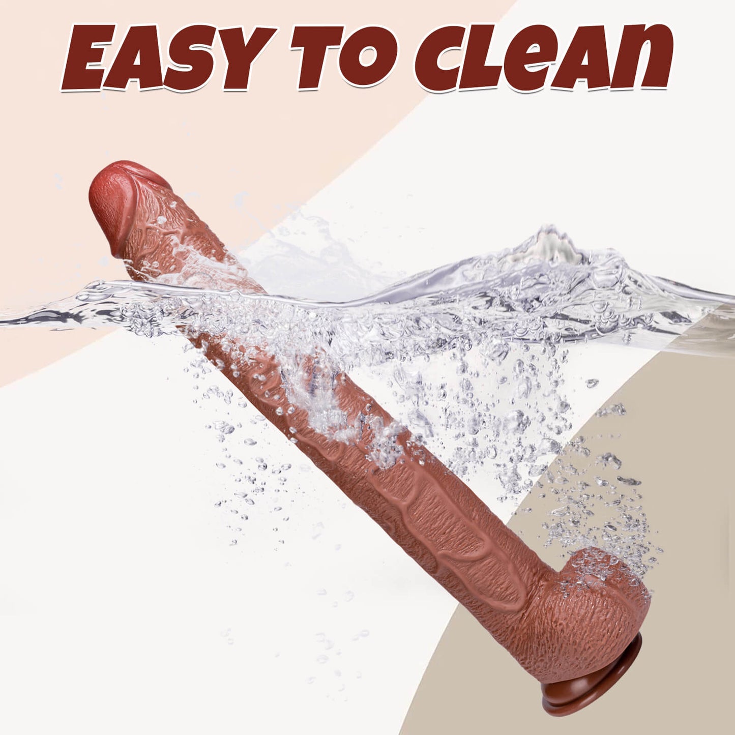 Hall 16" x 2.9" Huge Super Thick Realistic Flesh Dick