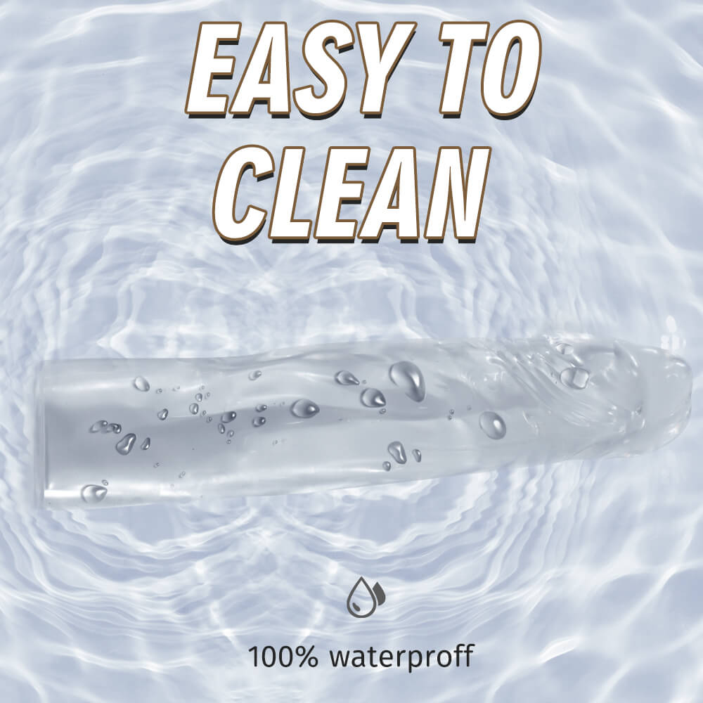 Morgan Silicone Sleeve Extender Cuffs Extender Clitoris and G-Spot Stimulation with Realistic Glans