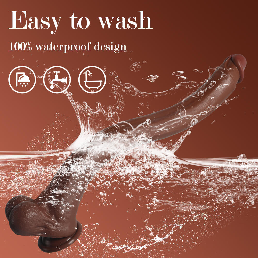 RON's extended version 22" * 2.1" Ended Sliding Skin Dildo