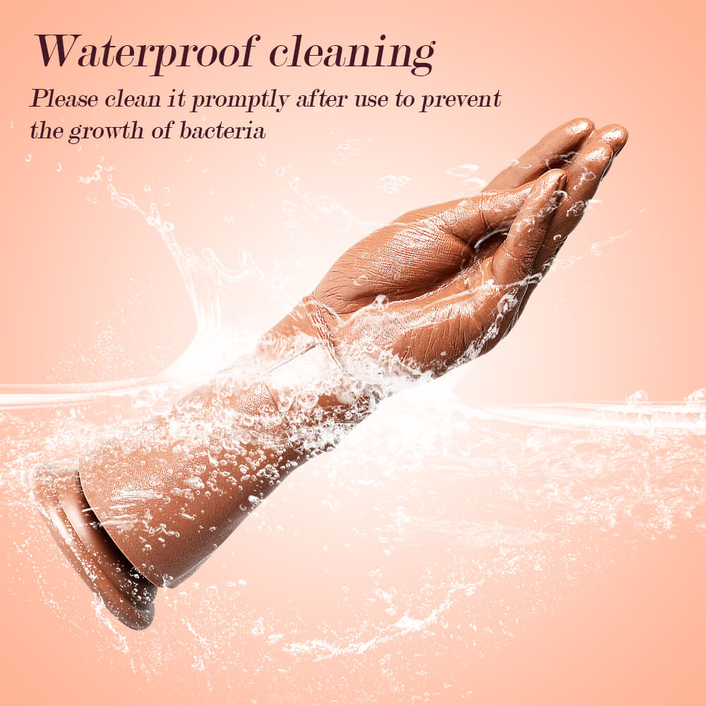 Wuji 11.22in Realistic Hand Arm Fist With Graduated Fingers Dildo Sex Toy