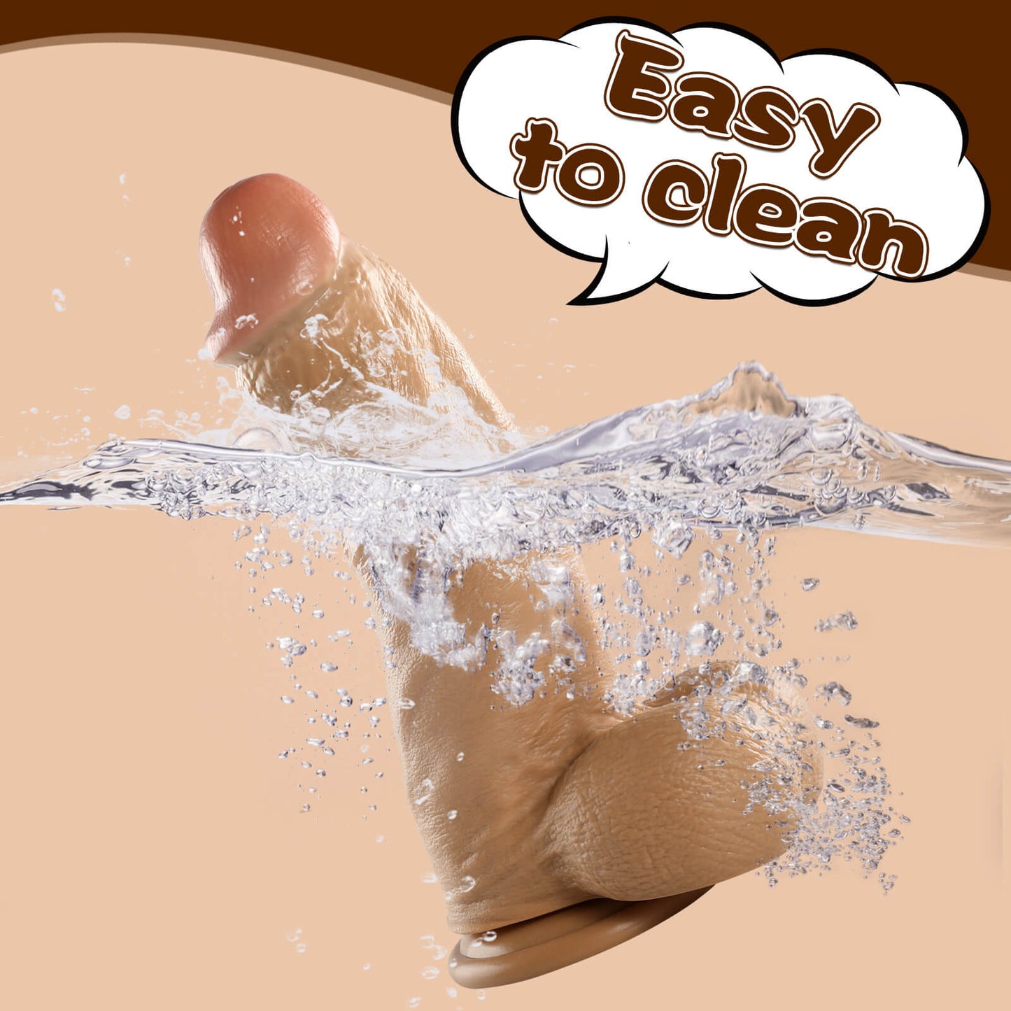 Avis 12.6" x 3.1" XXL Huge Dildo Soft Skin Dick Give You A Better Experience