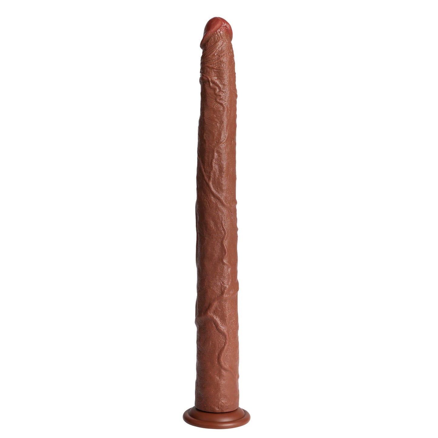 Borui 19.3" x 1.9" Thick Realistic Double Sided Sliding Skin Dildo
